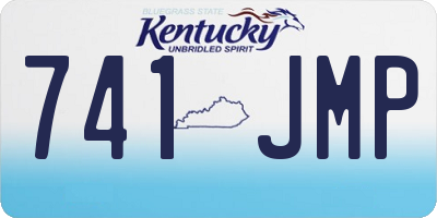 KY license plate 741JMP