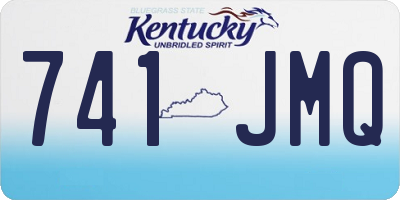 KY license plate 741JMQ