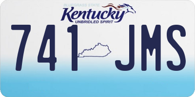 KY license plate 741JMS