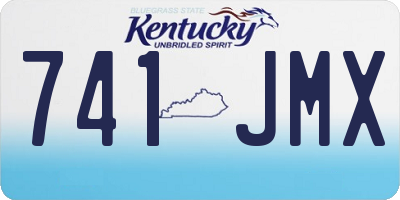 KY license plate 741JMX