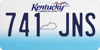 KY license plate 741JNS