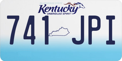 KY license plate 741JPI