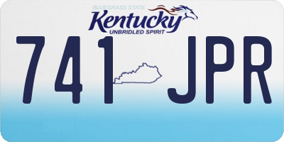 KY license plate 741JPR