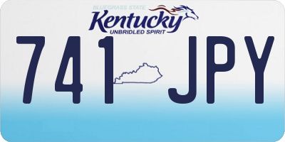 KY license plate 741JPY