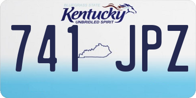KY license plate 741JPZ