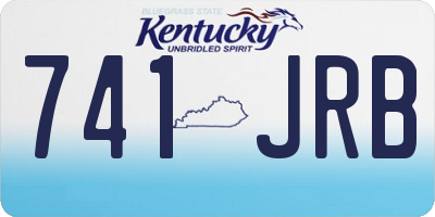 KY license plate 741JRB