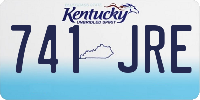 KY license plate 741JRE