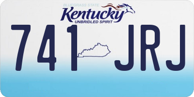 KY license plate 741JRJ