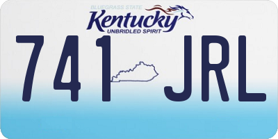 KY license plate 741JRL