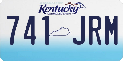 KY license plate 741JRM