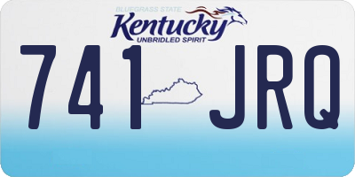 KY license plate 741JRQ