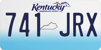KY license plate 741JRX