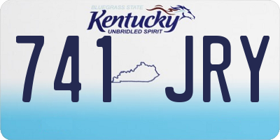 KY license plate 741JRY
