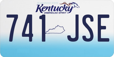 KY license plate 741JSE