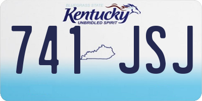 KY license plate 741JSJ