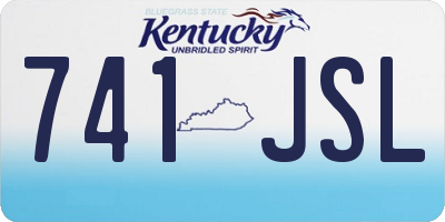 KY license plate 741JSL