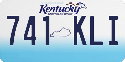 KY license plate 741KLI