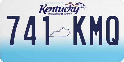 KY license plate 741KMQ