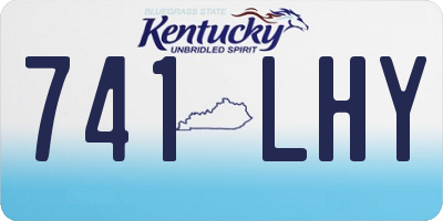 KY license plate 741LHY