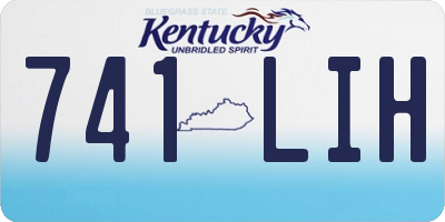 KY license plate 741LIH