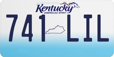 KY license plate 741LIL