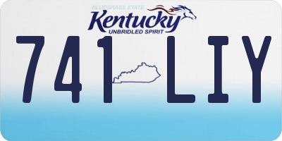 KY license plate 741LIY
