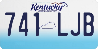 KY license plate 741LJB