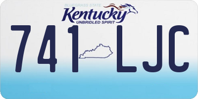 KY license plate 741LJC