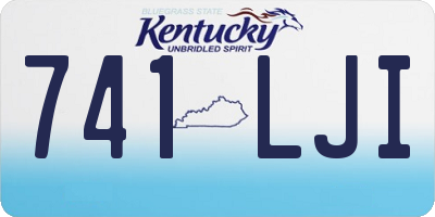 KY license plate 741LJI