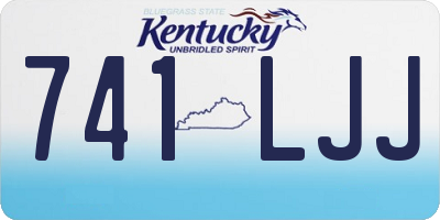 KY license plate 741LJJ