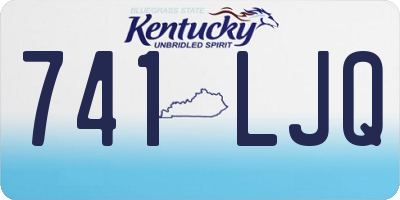 KY license plate 741LJQ