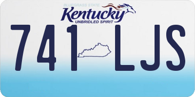 KY license plate 741LJS