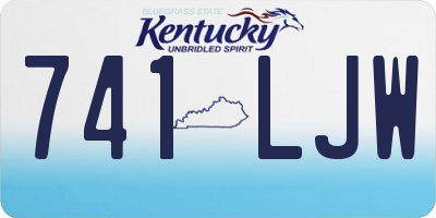 KY license plate 741LJW