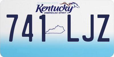 KY license plate 741LJZ
