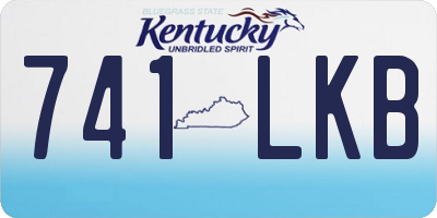 KY license plate 741LKB
