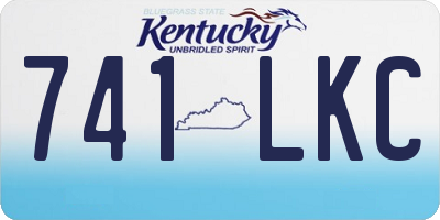KY license plate 741LKC