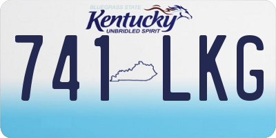 KY license plate 741LKG