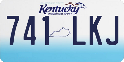 KY license plate 741LKJ