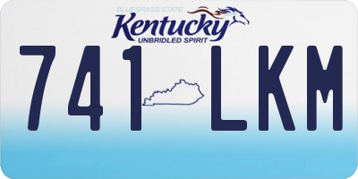 KY license plate 741LKM