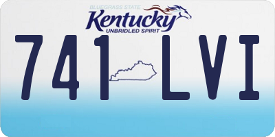 KY license plate 741LVI