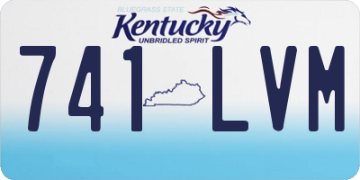 KY license plate 741LVM