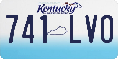 KY license plate 741LVO