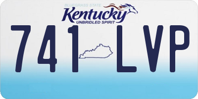 KY license plate 741LVP