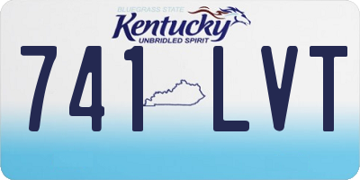 KY license plate 741LVT