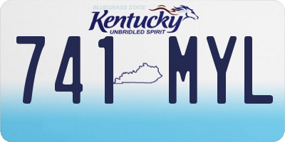 KY license plate 741MYL