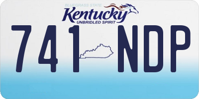KY license plate 741NDP