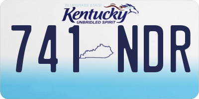 KY license plate 741NDR