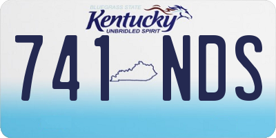 KY license plate 741NDS