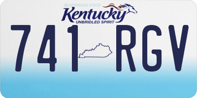 KY license plate 741RGV