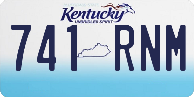 KY license plate 741RNM